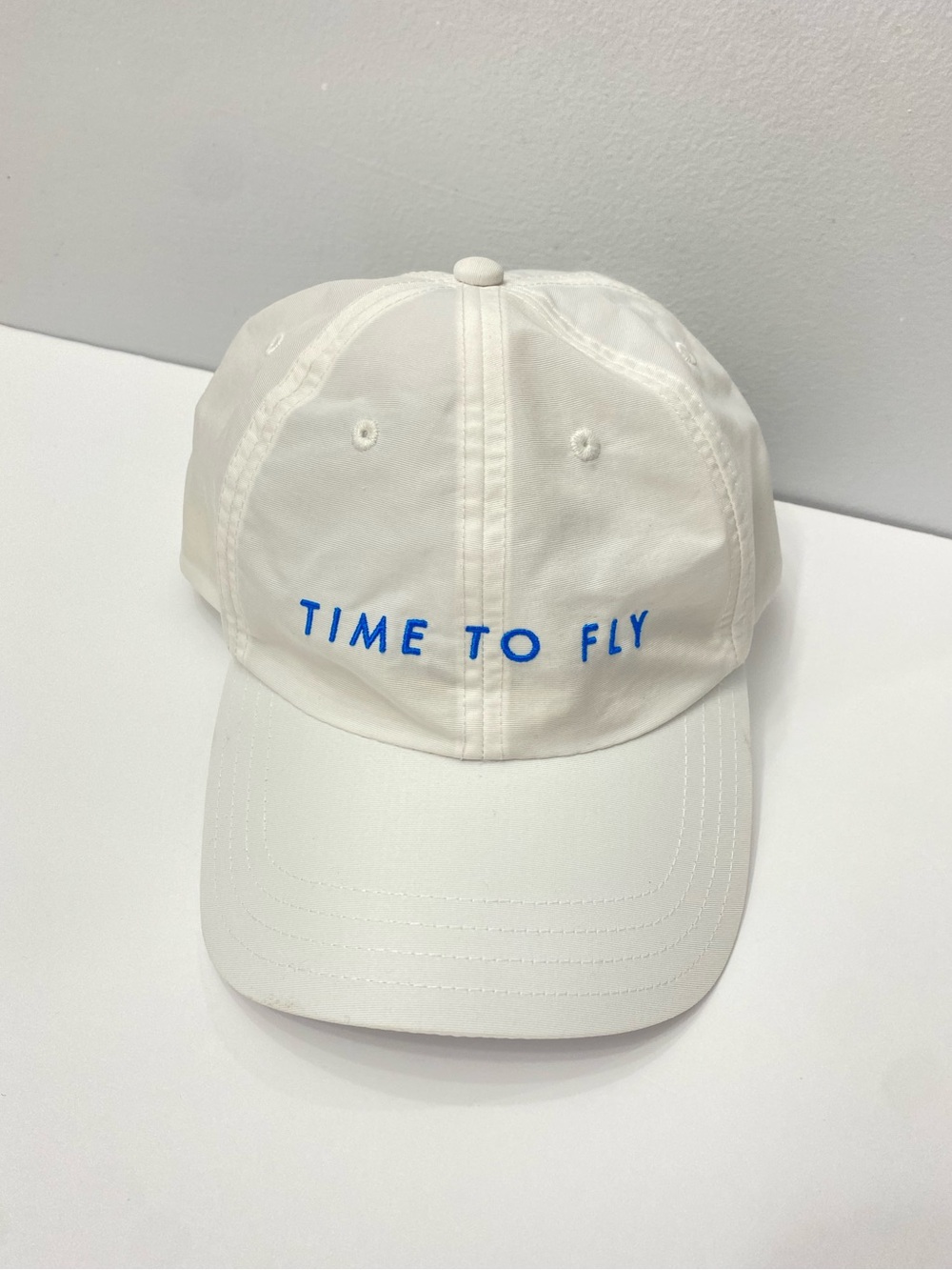 NWOT Hoka One One White Time To Fly Adjustable Hat